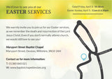 Easter Service Invitation Cards - Daffodils (A6)