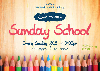Sunday School Invitation Cards (A6)