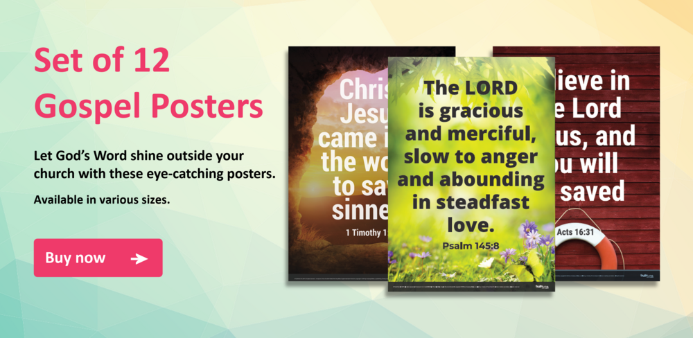 Set of 12 gospel posters now available